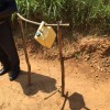 Hand washing station in Rwanda. Image by Pete Isaac.