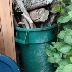My retired compost bin serves a new purpose