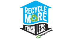 Recycle More, Trash Less Logo Thumbnail