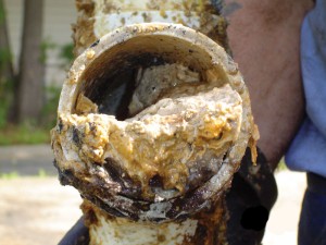 Clogged Pipes from Fats, Oils, Grease