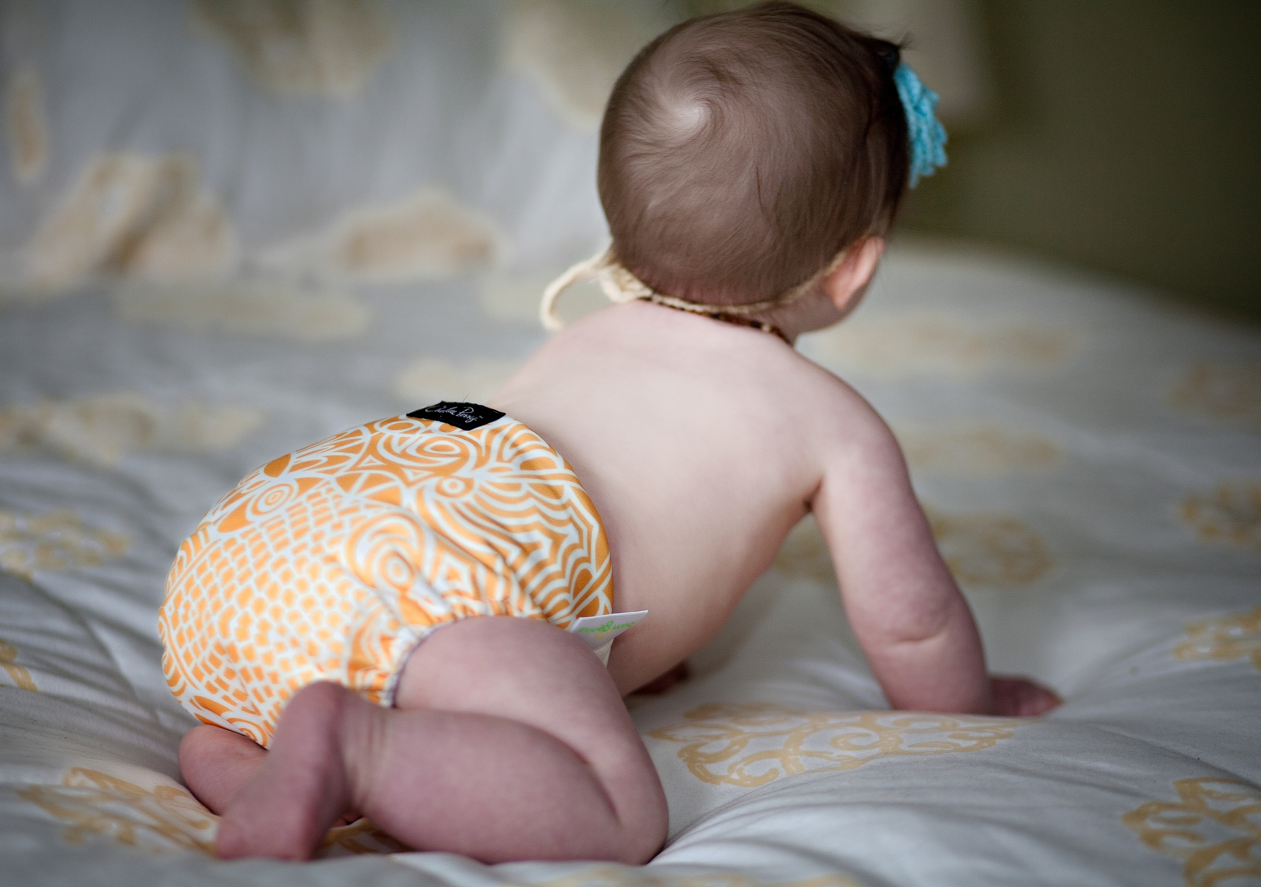 Baby Routine with Cloth Diapers 