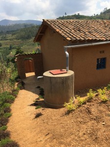 Single Family Rainwater Collection Tank in Rwanda. Image by Pete Isaac.